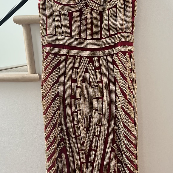 ELEGANT Red Diamond Gown - Picture 4 of 5